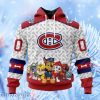 Nhl Montreal Canadiens Special Pawpatrol Design Hoodie 3D All Over Print Attract Gift For Men And Women