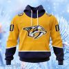 Nhl Nashville Predators Home Kits Hoodie 3D All Over Print Attract Gift For Men And Women