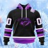 Nhl Nashville Predators Special Black Hockey Fights Cancer Kits Hoodie 3D All Over Print Attract Gift For Men And Women