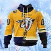 Nhl Nashville Predators Special Home Mix Reverse Retro Personalized Kits Hoodie 3D All Over Print Attract Gift For Men And Women