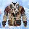 Nhl Nashville Predators Special Native Costume Design Hoodie 3D All Over Print Attract Gift For Men And Women