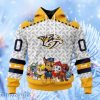 Nhl Nashville Predators Special Pawpatrol Design Hoodie 3D All Over Print Attract Gift For Men And Women