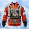Nhl Nashville Predators Star Wars Rebel Pilot Design Personalized Hoodie 3D All Over Print Attract Gift For Men And Women
