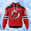 Nhl New Jersey Devils Personalized Home Kits Hoodie 3D All Over Print Attract Gift For Men And Women