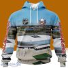 NHL New York Islanders Personalized Arena Skyline Design 3D Hoodie All Over Print Designed Part For Fans