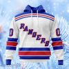 Nhl New York Rangers Personalized Away Kits Hoodie 3D All Over Print Attract Gift For Men And Women