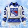 Nhl New York Rangers Special Autism Awareness Design With Home Jersey Style Hoodie 3D All Over Print Attract Gift For Men And Women