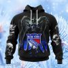 Nhl New York Rangers Special Skull Art Design Hoodie 3D All Over Print Attract Gift For Men And Women