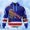 Nhl New York Rangers Specialized Design Jersey With Your Ribs For Halloween Hoodie 3D All Over Print Attract Gift For Men And Women