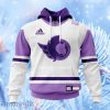 Nhl Ottawa Senators Personalize Hockey Fight Cancer Hoodie 3D All Over Print Attract Gift For Men And Women