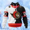 Nhl Ottawa Senators Personalize Home Mix Away Hoodie 3D All Over Print Attract Gift For Men And Women