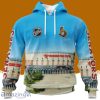 NHL Ottawa Senators Personalized Arena Skyline Design 3D Hoodie All Over Print Designed Part For Fans