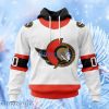 Nhl Ottawa Senators Personalized Away Kits Hoodie 3D All Over Print Attract Gift For Men And Women