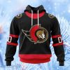 Nhl Ottawa Senators Personalized Home Kits Hoodie 3D All Over Print Attract Gift For Men And Women