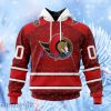 Nhl Ottawa Senators Special Gift For Valentines Day Hoodie 3D All Over Print Attract Gift For Men And Women