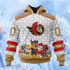 Nhl Ottawa Senators Special Pawpatrol Design Hoodie 3D All Over Print Attract Gift For Men And Women