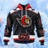 Nhl Ottawa Senators X Star Wars Meteor Shower Design Hoodie 3D All Over Print Attract Gift For Men And Women