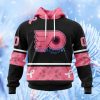 Nhl Philadelphia Flyers Personalized Specialized Design In Classic Style With Paisley! We Wear Pink Breast Cancer Hoodie 3D All Over Print Attract Gift For Men And Women