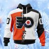 Nhl Philadelphia Flyers Special Home Mix Reverse Retro Personalized Kits Hoodie 3D All Over Print Attract Gift For Men And Women
