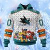 Nhl San Jose Sharks Special Pawpatrol Design Hoodie 3D All Over Print Attract Gift For Men And Women
