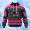 Nhl San Jose Sharks Special Pink In The Rink Fight Breast Cancer Hoodie 3D All Over Print Attract Gift For Men And Women