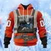 Nhl San Jose Sharks Star Wars Rebel Pilot Design Personalized Hoodie 3D All Over Print Attract Gift For Men And Women