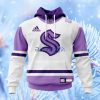 Nhl Seattle Kraken Personalize Hockey Fight Cancer Hoodie 3D All Over Print Attract Gift For Men And Women