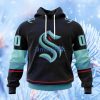 Nhl Seattle Kraken Personalized Home Kits Hoodie 3D All Over Print Attract Gift For Men And Women