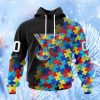 Nhl St Louis Blues Special Black Autism Awareness Design Hoodie 3D All Over Print Attract Gift For Men And Women