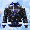 Nhl St Louis Blues X Star Wars Meteor Shower Design Hoodie 3D All Over Print Attract Gift For Men And Women