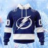 Nhl Tampa Bay Lightning Personalized Home Kits Hoodie 3D All Over Print Attract Gift For Men And Women