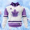 Nhl Toronto Maple Leafs Personalize Hockey Fight Cancer Hoodie 3D All Over Print Attract Gift For Men And Women