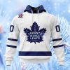 Nhl Toronto Maple Leafs Personalized Away Kits Hoodie 3D All Over Print Attract Gift For Men And Women