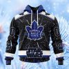 Nhl Toronto Maple Leafs X Star Wars Meteor Shower Design Hoodie 3D All Over Print Attract Gift For Men And Women