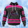 Nhl Vancouver Canucks Special Pink In The Rink Fight Breast Cancer Hoodie 3D All Over Print Attract Gift For Men And Women