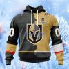 Nhl Vegas Golden Knights Personalize Home Mix Away Hoodie 3D All Over Print Attract Gift For Men And Women