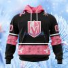 Nhl Vegas Golden Knights Personalized Specialized Design In Classic Style With Paisley! We Wear Pink Breast Cancer Hoodie 3D All Over Print Attract Gift For Men And Women