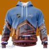 NHL Washington Capitals Personalized Arena Skyline Design 3D Hoodie All Over Print Designed Part For Fans