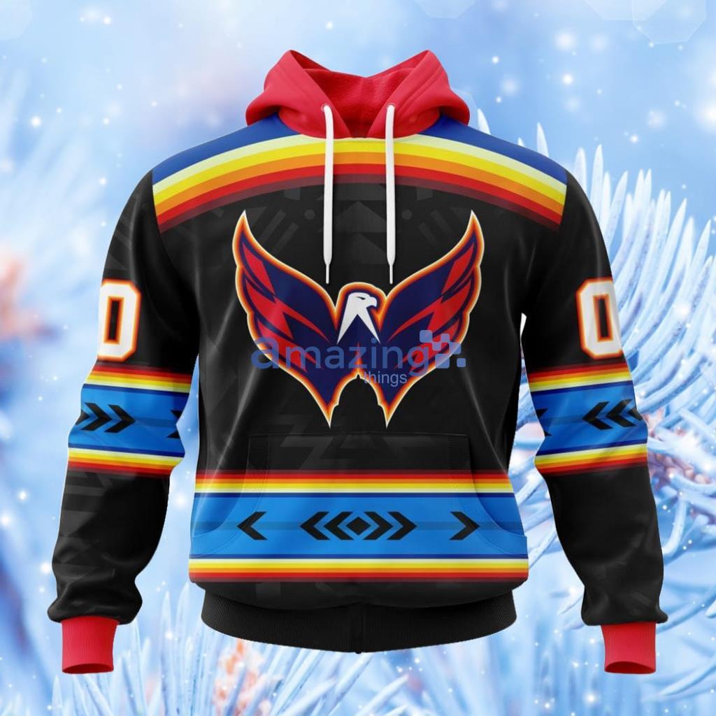 Nhl Washington Capitals Special Native Heritage Design Hoodie 3D All Over Print Attract Gift For Men And Women image Nhl Washington Capitals Special Native Heritage Design Hoodie 3D All Over Print Attract Gift For Men And Women Product Photo 1