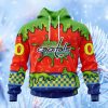 Nhl Washington Capitals Special Nickelodeon Design Hoodie 3D All Over Print Attract Gift For Men And Women