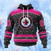 Nhl Winnipeg Jets Special Pink In The Rink Fight Breast Cancer Hoodie 3D All Over Print Attract Gift For Men And Women Product Photo 1