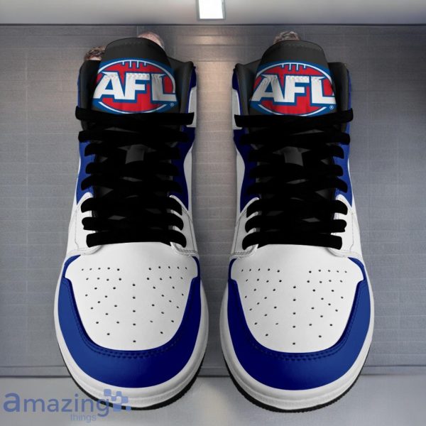 North Melbourne Kangaroos AFL Air Jordan Hightop Shoes Custom Name Gift For Fans Product Photo 2