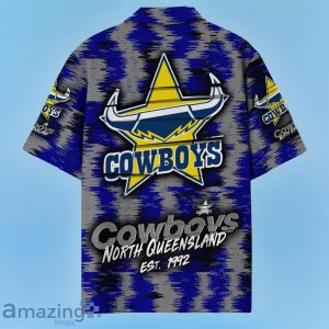 North Queensland Cowboys NRL Hawaiian Shirt Special Design Custom Name Product Photo 3