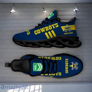 North Queensland Cowboys NRL Max Soul Shoes Custom Name Gift For Fans Product Photo 4