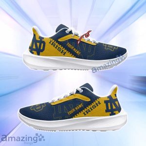 Notre Dame Fighting Irish NCAA Trending Air Mesh Running Shoes Custom Name For Fans Product Photo 2