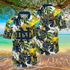 Notre Dame Fighting Irish NCAA1 Parrot and leaves 3D Hawaiian Shirt For Men And Women