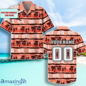 NRL Dolphins Combo Hawaiian Shirt And Shorts Custom Number & Name Trendy Combo For Fans Product Photo 2