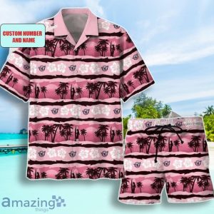 NRL Manly Warringah Sea Eagles Combo Hawaiian Shirt And Shorts Custom Number & Name Trendy Combo For Fans Product Photo 1