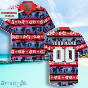 NRL Sydney Roosters Combo Hawaiian Shirt And Shorts Custom Number & Name Trendy Combo For Fans Product Photo 2