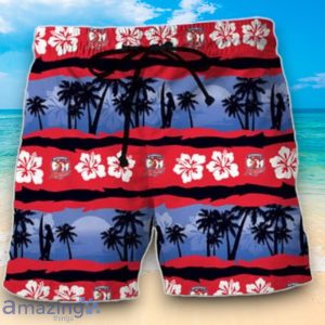 NRL Sydney Roosters Combo Hawaiian Shirt And Shorts Custom Number & Name Trendy Combo For Fans Product Photo 3
